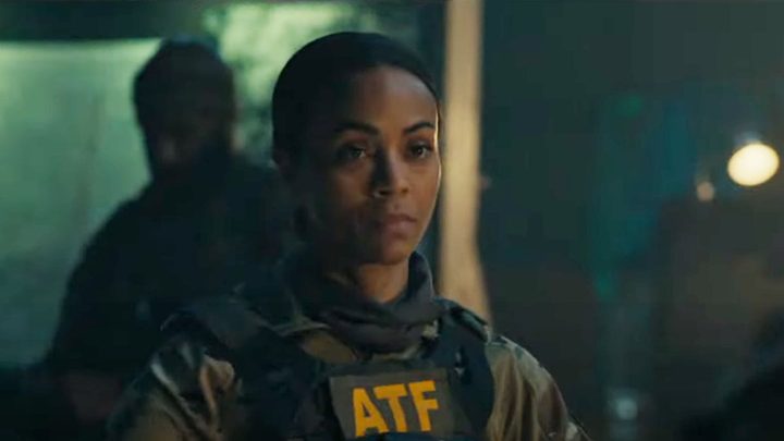 Zoe Saldaña in Special Ops: Lioness.