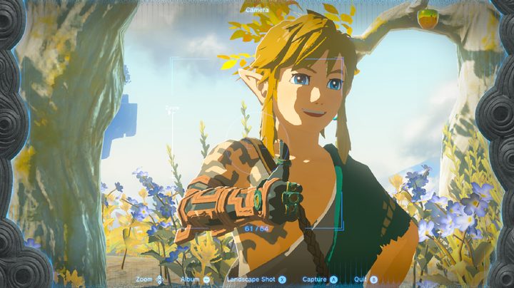 Link giving a thumbs-up with a smile.
