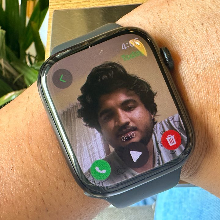 FaceTime Message on Apple Watch.