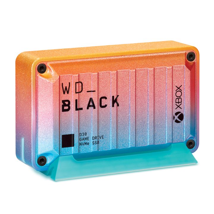The WD_BLACK D30 Game Drive SSD for Xbox – Limited Edition Summer Collection