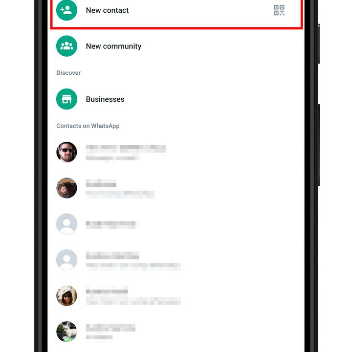 how to add a contact in whatsapp adding new android 2