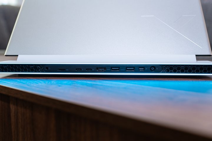Ports on the Alienware x16.