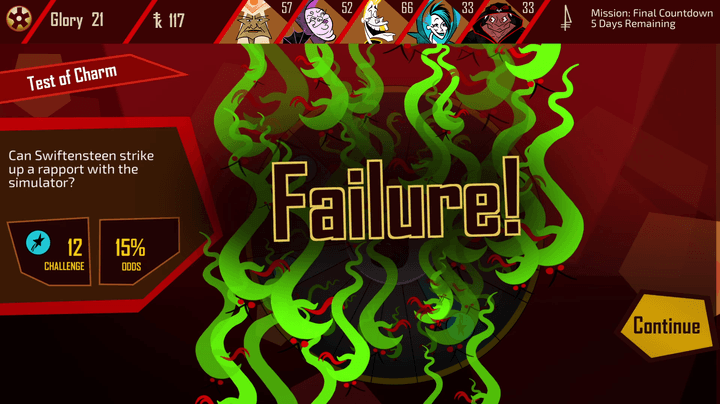 A skill check goes wrong in Astronaut: The Best.