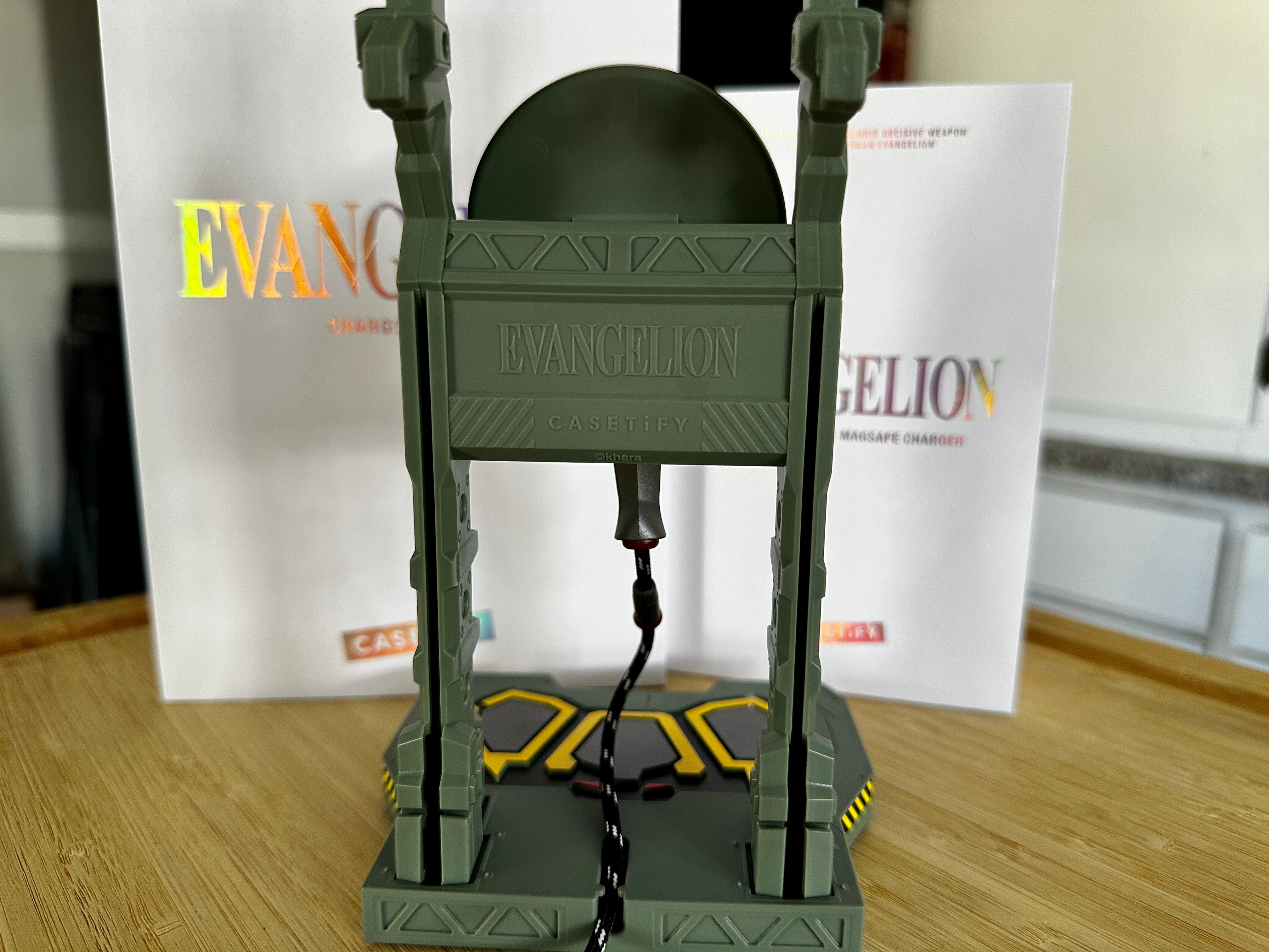 CASETiFY Evangelion Charging Dock back view.