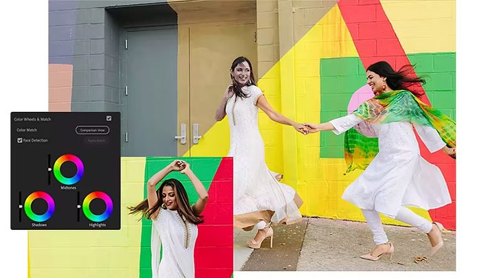 Adobe Premiere Pro color matching AI.
