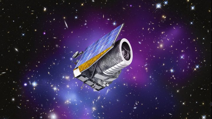 The ESA' Euclid telescope has a mission to map the dark matter in the universe.