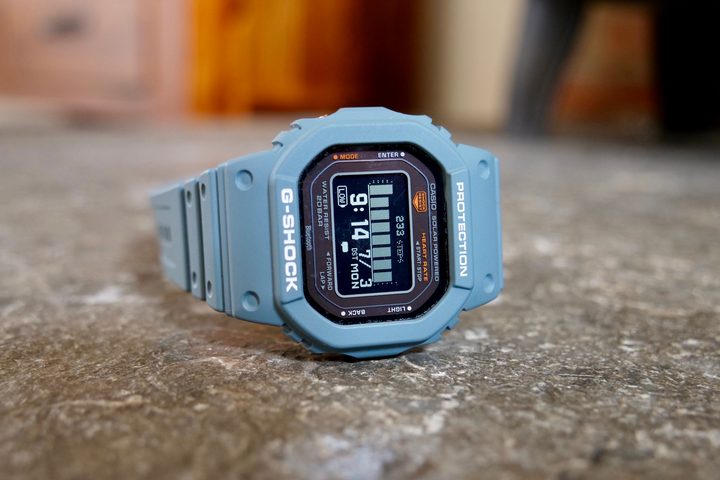 The Casio G-Shock DW-H5600, seen from the front.