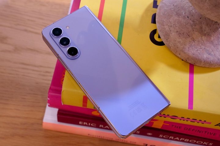 The back of the Samsung Galaxy Z Fold 5.