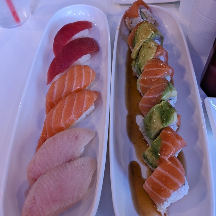 Sushi taken with Google Pixel Fold main camera.