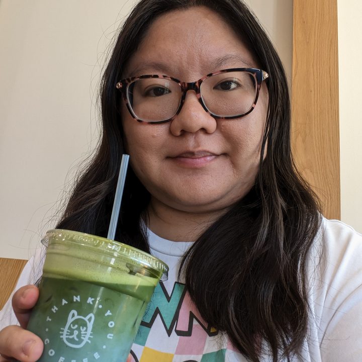 Selfie taken with Google Pixel Fold cover display camera.