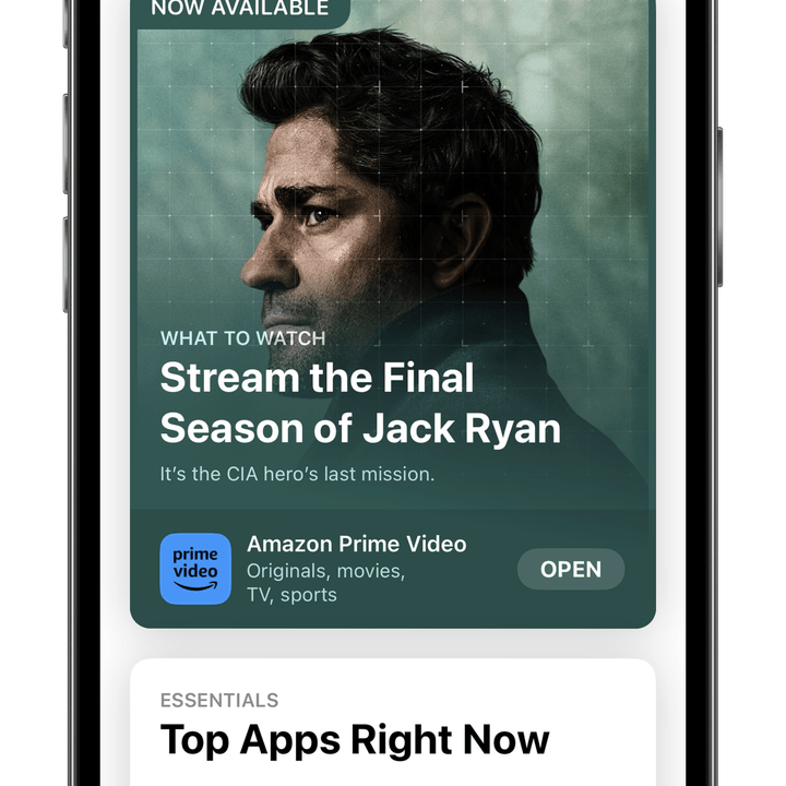 App Store on an iPhone.