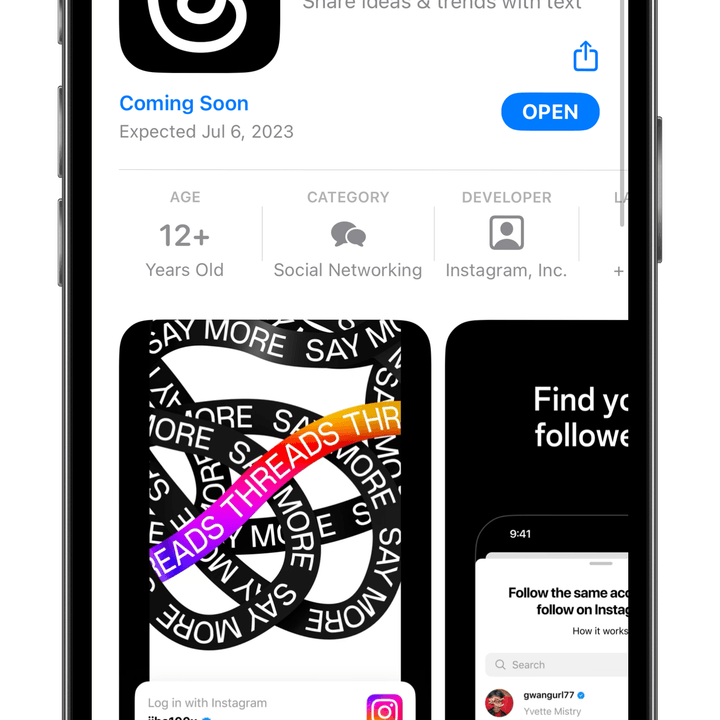 Instagram Threads on the App Store.