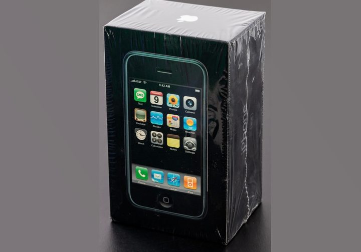 An original, unsealed iPhone.