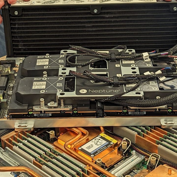 A Neptune liquid cooling system connector.