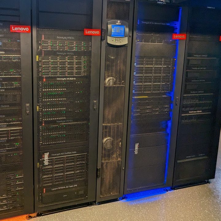 A Lenovo supercomputer.