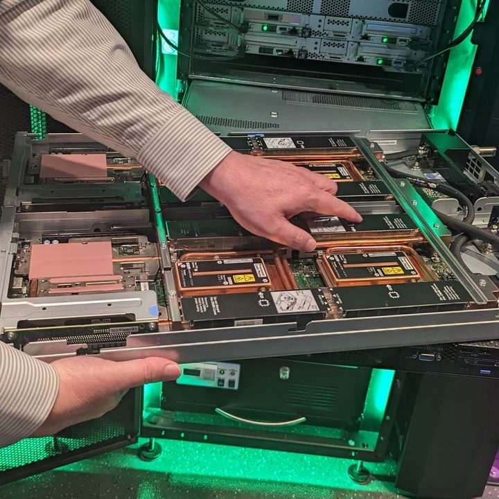A Neptune liquid cooling system recently taken out of a computer.