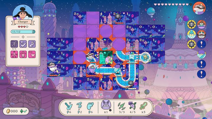 The Charger fights through a grid in Let's Revolution.