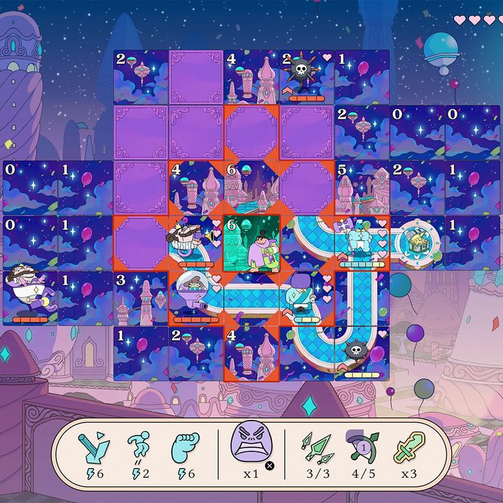 The Charger fights through a grid in Let's Revolution.