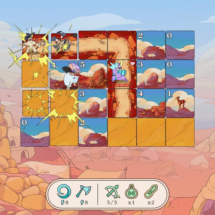 The Trooper fights through a grid in Let's Revoltion.
