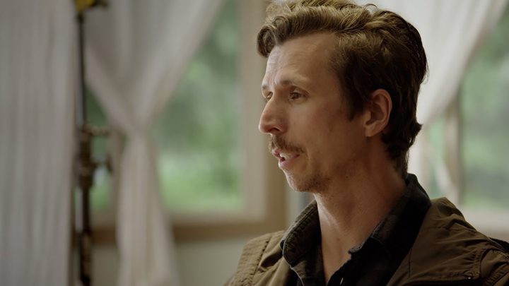 A side profile of Andrew Nock from Myth of the Zodiac Killer talking.