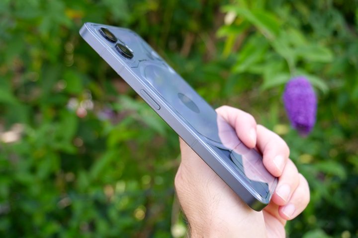 The power button on the Nothing Phone 2.