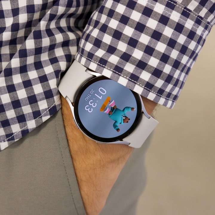 Someone wearing the Samsung Galaxy Watch 6.