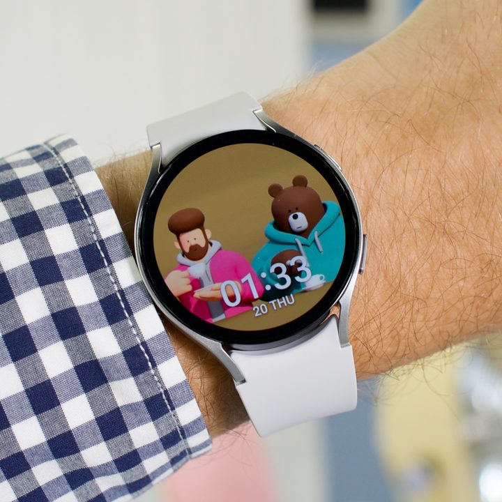 Someone wearing the Samsung Galaxy Watch 6.