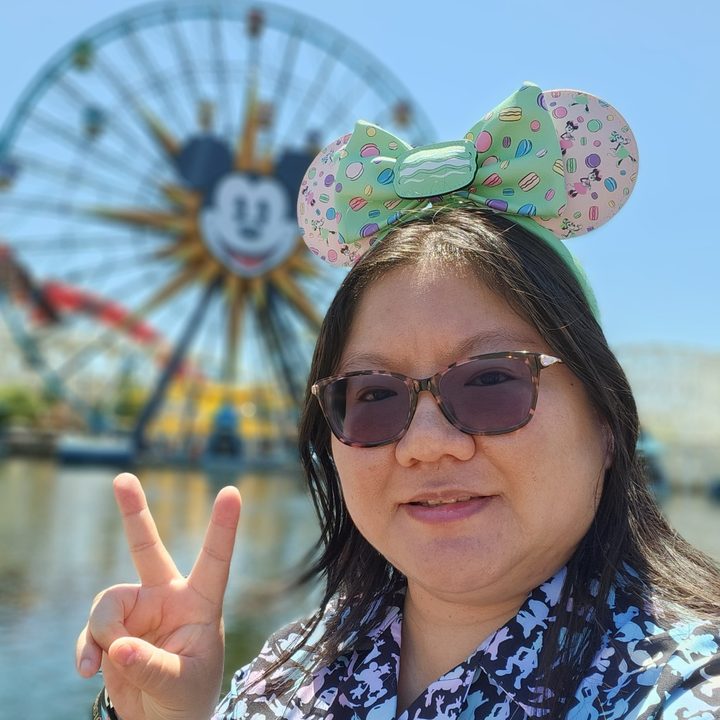 Selfie portrait taken with Samsung Galaxy Z Fold 4 cover display camera.