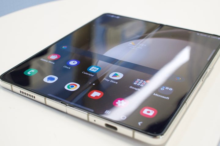 The main display on the Samsung Galaxy Z Fold 5.