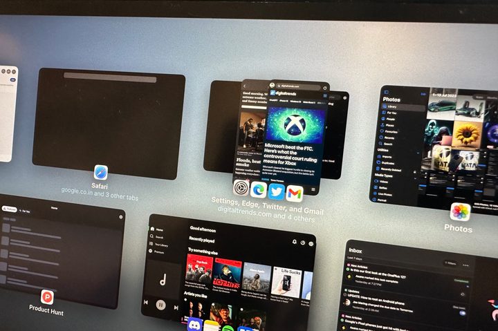 App clusters in Stage Manager