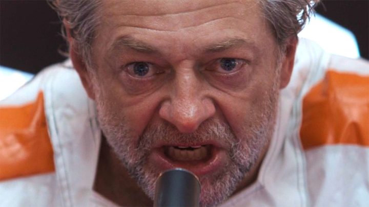 Andy Serkis delivers an impassioned speech in Andor.