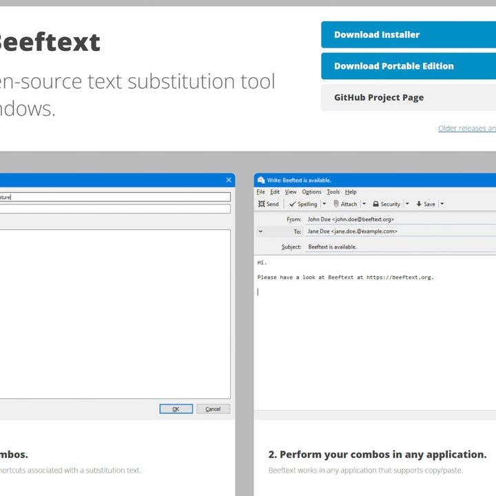 BeefText is free and open-source.