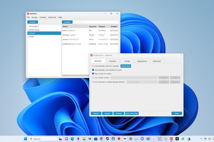 BeefText stays private and runs offline, even including an option to disable automatic updates.