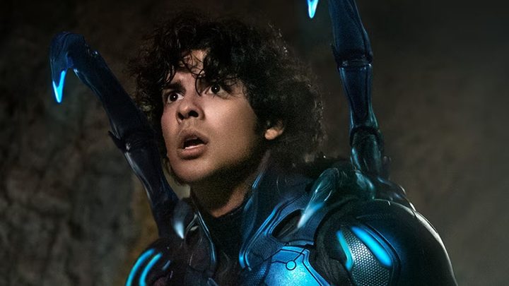Xolo Maridueña as Blue Beetle.