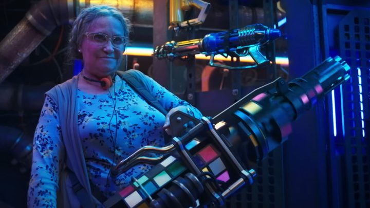 Adriana Barraza as Nana in Blue Beetle.