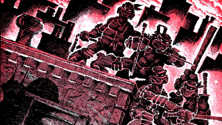 Cover of TMNT issue #1