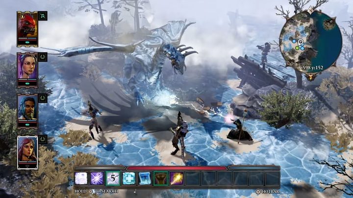 Divinity: Original Sin 2 running on Nintendo Switch.