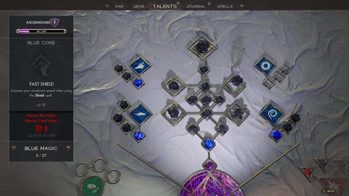 The skill tree in Immortals of Aveum.