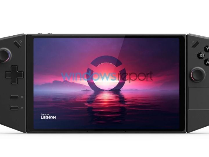 The rumored Lenovo Legion Go console.