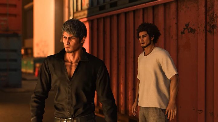 Kiryu and Ichiban speak in the Special Trial demo for Like a Dragon: Infinite Wealth.
