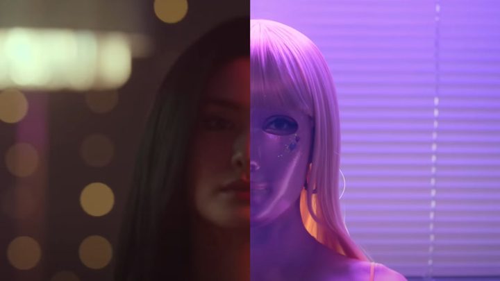 Nana and an unknown actress in the title role of Mask Girl.