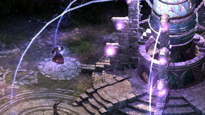 Pillars of Eternity running on Nintendo Switch.