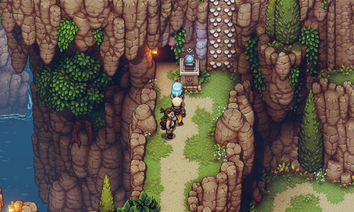 A cave entrance in Sea of Stars
