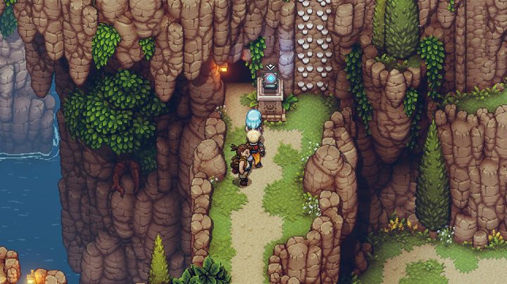 A cave entrance in Sea of Stars