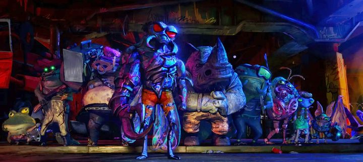 All the villains line up in TMNT: Mutant Mayhem.
