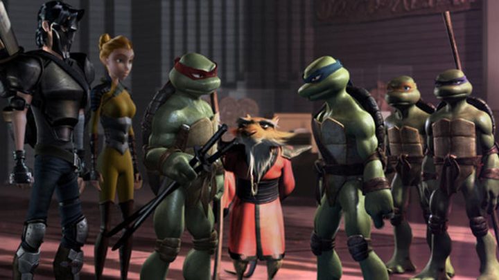 The cast of TMNT.