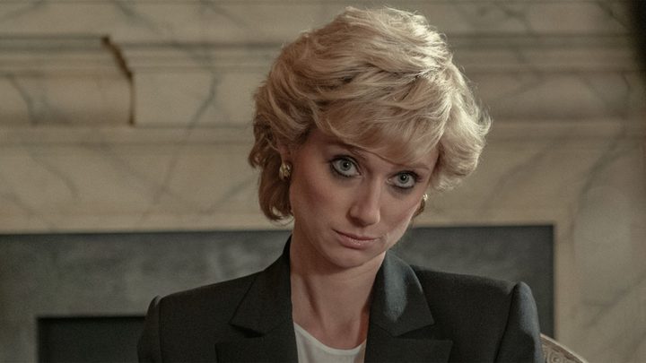 Elizabeth Debicki as Princess Diana in The Crown.