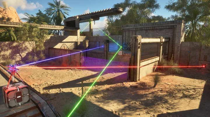 A light puzzle in The Talos Principle 2.