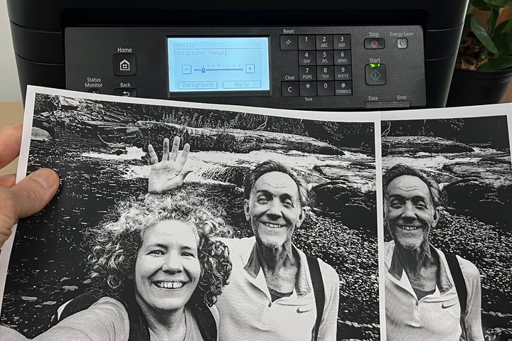 The imageClass MF275dw has several print adjustments that can help.