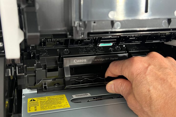 The imageClass MF275dw's toner is easily accessible and lasts a long time.